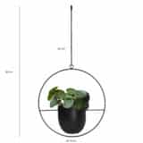 Afmetingen hangend bloempot