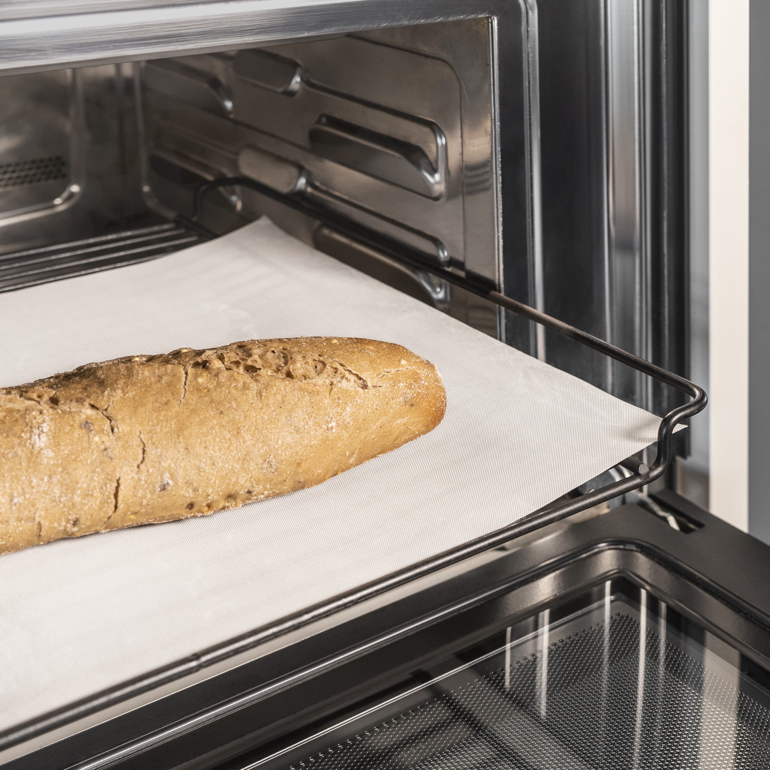 Wit herbruikbare bakmat