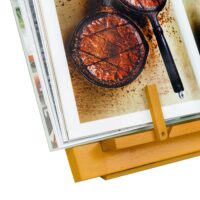 inklapbare boekensteun voor onder andere kookboeken of tablets