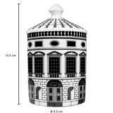Ronde suikerpot van porselein