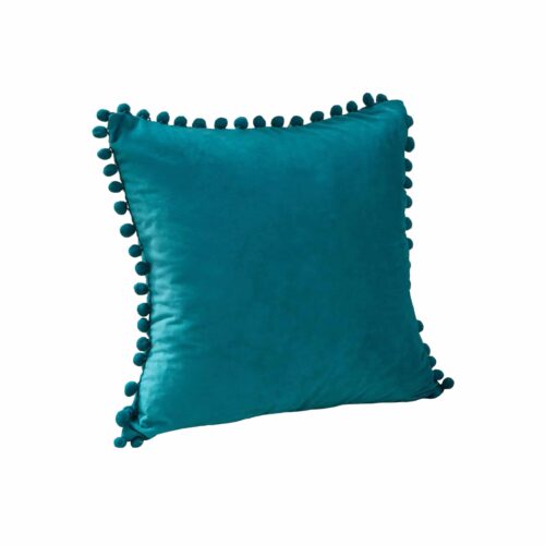 turquoise kussenhoes fluwelen stof