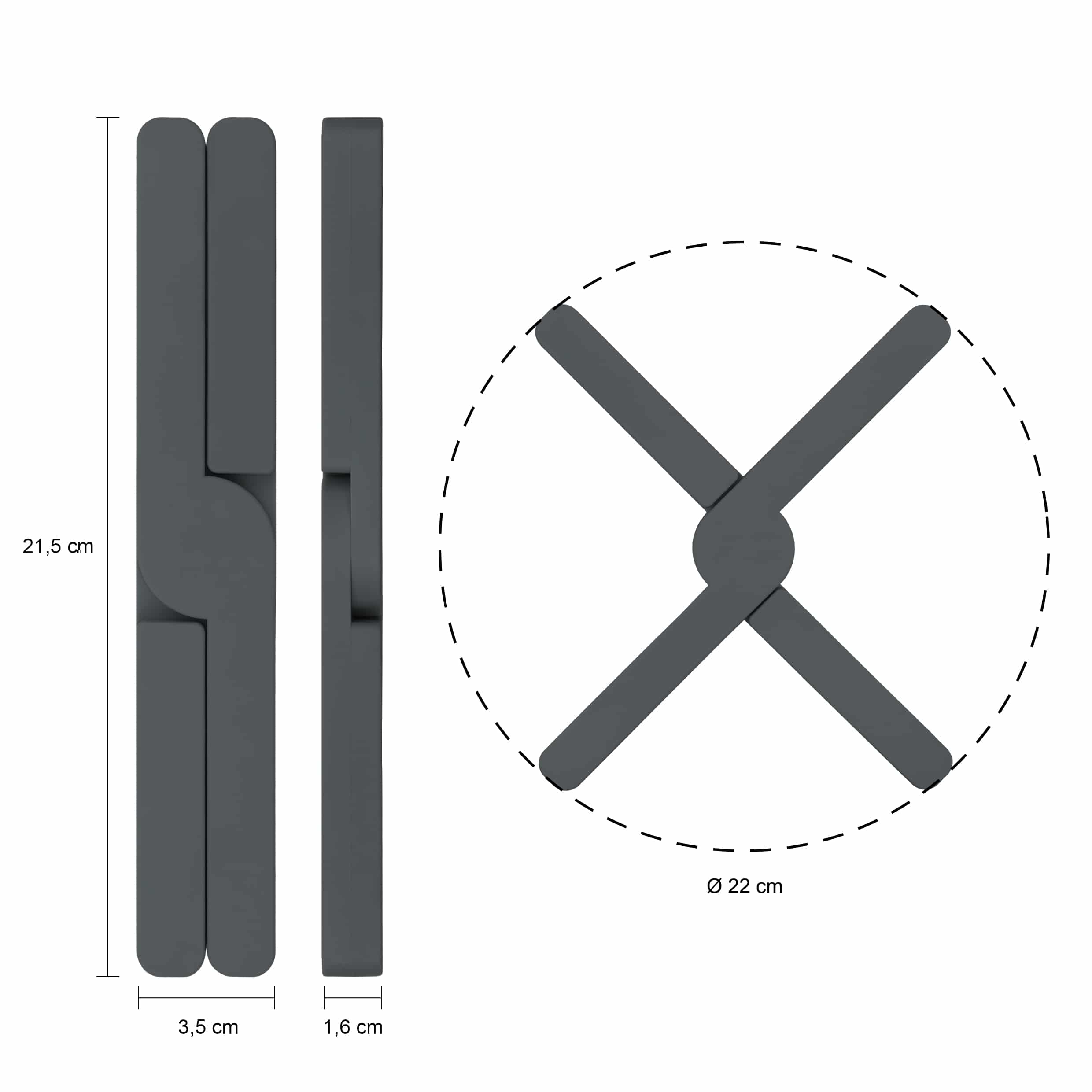 afmetingen pannenonderzetter