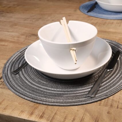 Grijze placemat van krumble