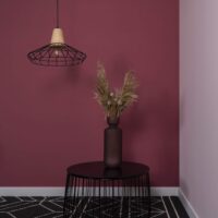 Rond stalen frame metaaldraad lamp
