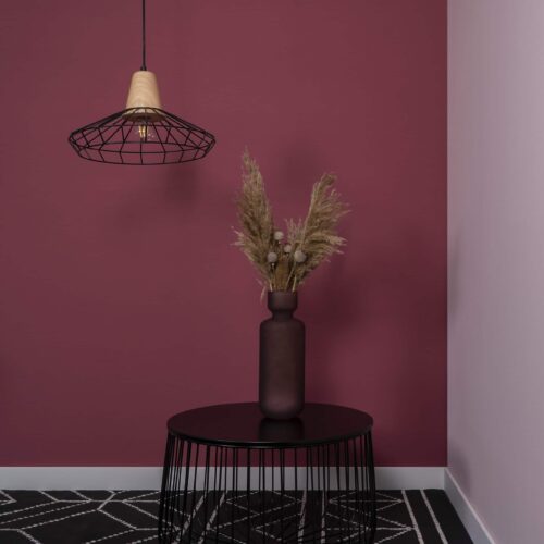 Rond stalen frame metaaldraad lamp