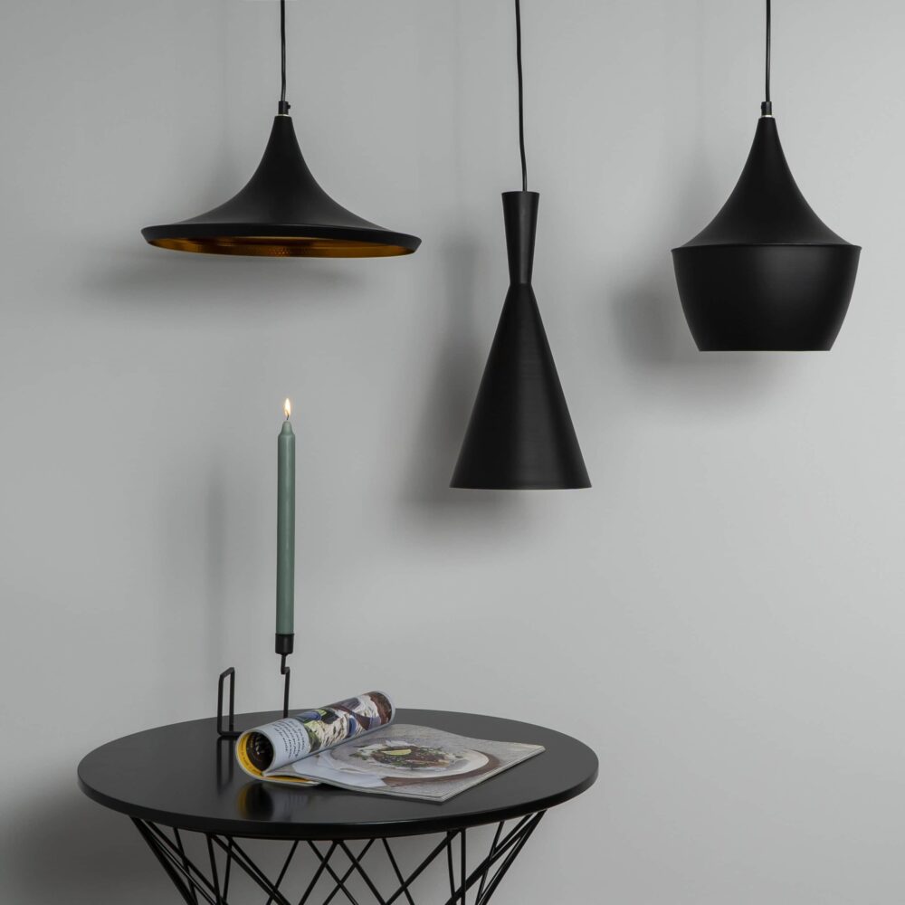 Zwarte hang verlichting van QUVIO