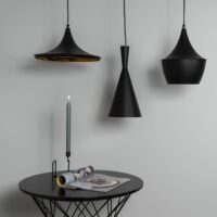 Zwarte hang verlichting van QUVIO