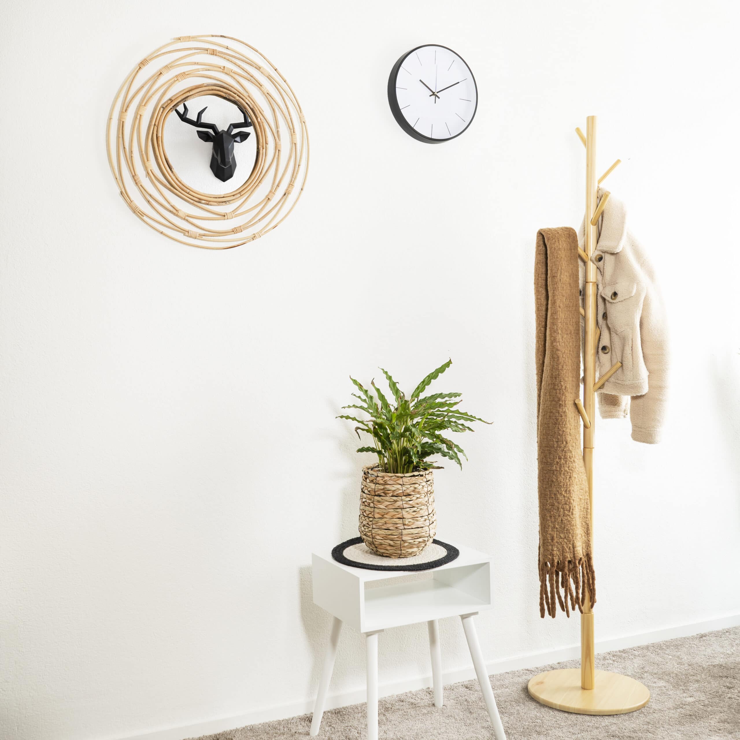 Staande kledingboom voor slaapkamer of gang