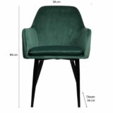Hotelstoel groen