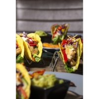 taco houder van chroom