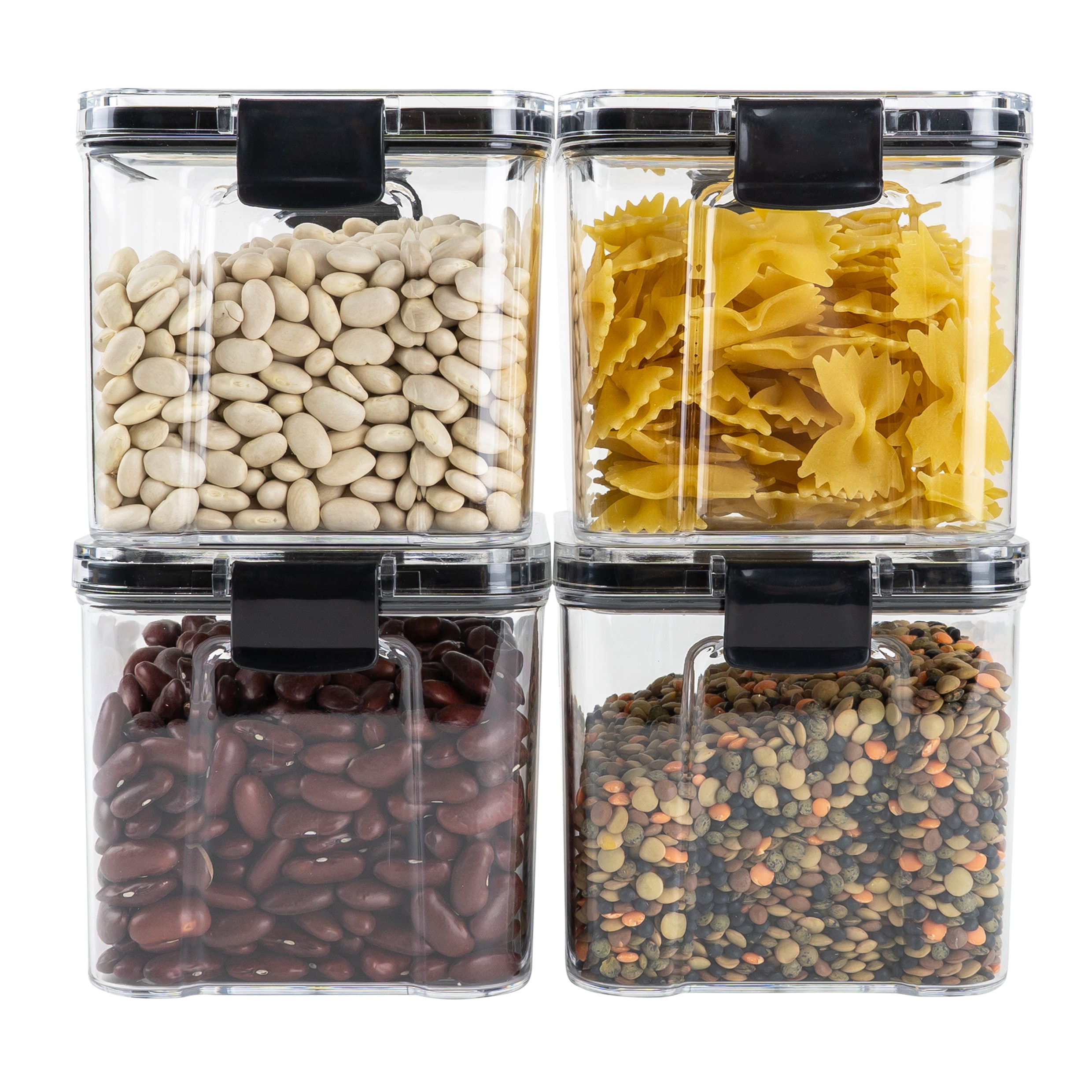 700 ml voorraadpotten set van 4