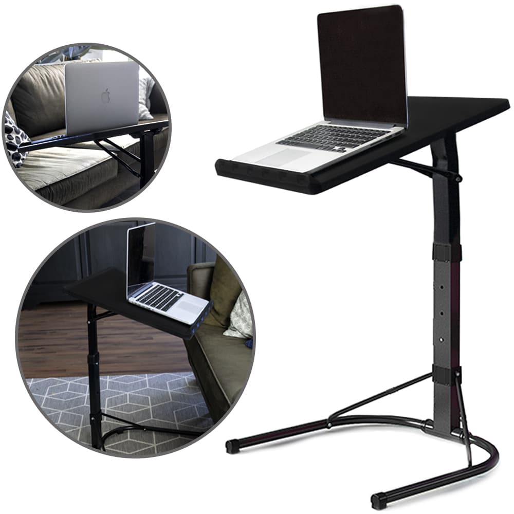 verstelbare laptoptafel zwart