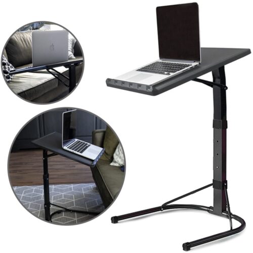 verstelbare laptoptafel grijs