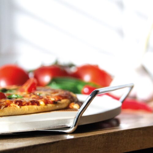 pizzasteen met houder